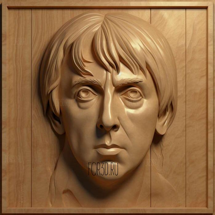 Paul McCartney 2 stl model for CNC